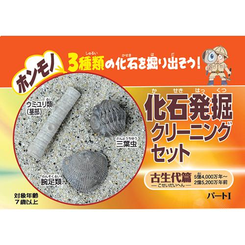 東京サイエンス　化石発掘クリーニングセット　古生代編 ハンズ