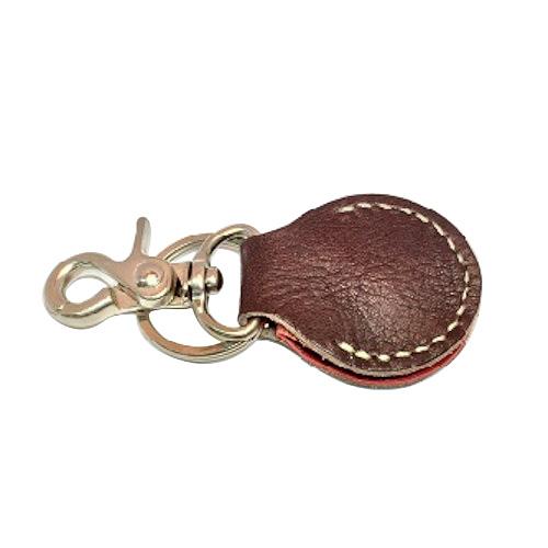 レザークラフトキット　キー＆コインホルダー　チョコ ハンズ