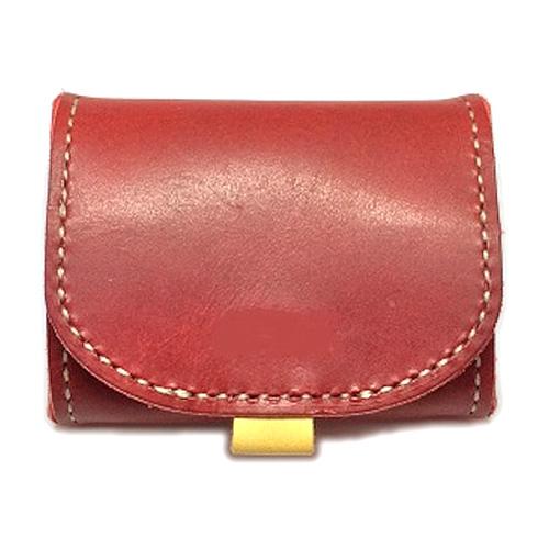 レザークラフトキット　コインパース　赤 ハンズ