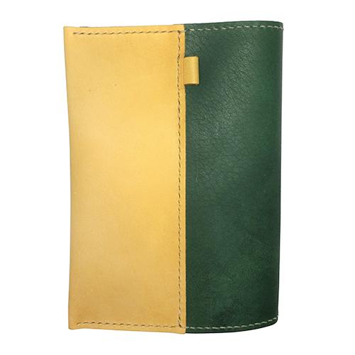 レザークラフトキット　ブックカバー　黄 ハンズ