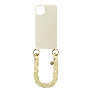 【iPhone13】　フォンネックレス（PHONECKLACE）　ハンドチェーンストラップ付きシリコンケース　for　iPhone13　PN23254