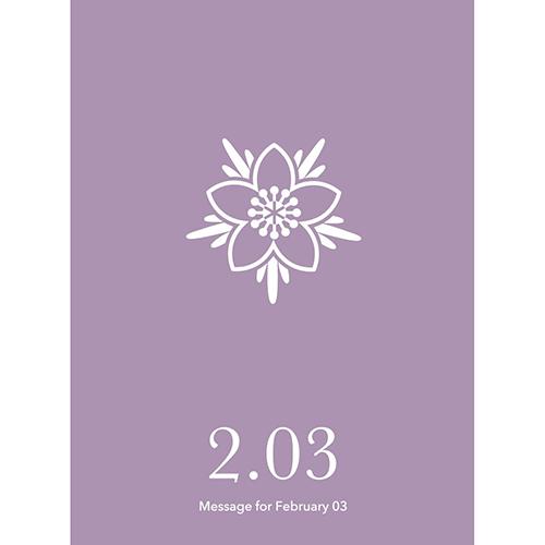 草紙堂　花結びメッセージカード　2月3日 ハンズ