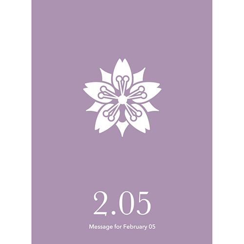 草紙堂　花結びメッセージカード　2月5日 ハンズ