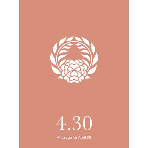 草紙堂　花結びメッセージカード　4月30日 ハンズ