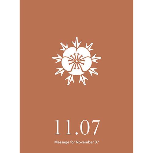 草紙堂　花結びメッセージカード　11月7日 ハンズ