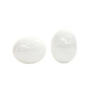 サワダプラテック　ディスプレイケース　タマゴ型　白　径45×59mm　2個入 ハンズ｜hands-net