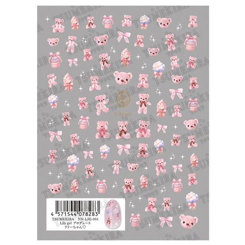 ツメキラ（TSUMEKIRA）　ネイルシール　Lily　gelプロデュース　NN−LIG−001　リ...