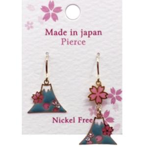 アクセソワール（Accessoire）　Sakura彩　ピアス　P115ーBL　ブルー ハンズ｜hands-net