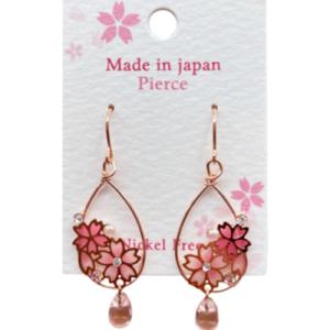 アクセソワール（Accessoire）　Sakura彩　ピアス　P120ーPK　ピンク ハンズ｜hands-net