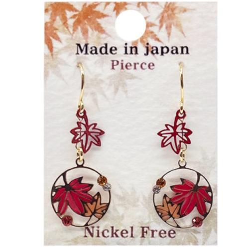 アクセソワール（Accessoire）　Sakura彩　ピアス　P223ーRD　レッド ハンズ