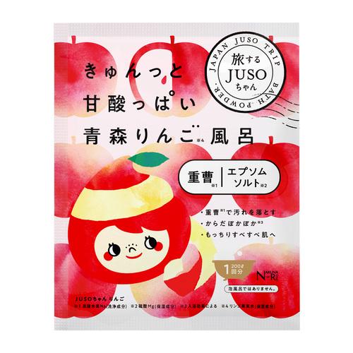 旅するJUSO　重曹バスパウダー（JUSO　BATH　POWDER）　りんご　30g ハンズ