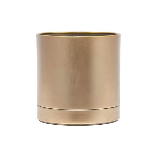 ホワイエ（FOYER）　MC円柱メタルeco　ポット皿付　「鉄はエコ」　3200029AGL　アンテ...