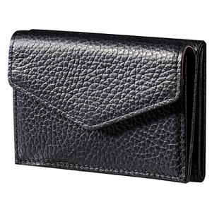 ハンズオリジナル　アトリエヌウ　wol（ウォル）シリーズ　三つ折り財布　Black ハンズ｜hands-net