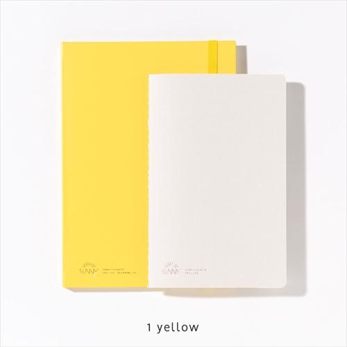 いろは出版　SUNNY　LOG　NOTE　yellow│手帳・ダイアリー　日記帳 ハンズ