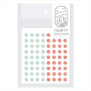 クオリー（Quarry）　　タイニーストーンシール　ミント×レッド ハンズ｜hands-net