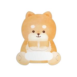 【お買い得】　ポチ袋につけられるメッセージカード　いぬ　3枚入 ハンズ