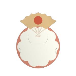 【お買い得】　ポチ袋につけられるメッセージカード　扇　3枚入 ハンズ