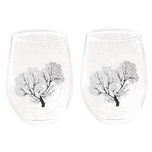 丸モ　冷感桜　フリーグラス　325mL　ペア ハンズ｜hands-net