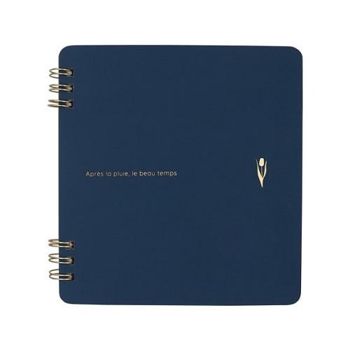 日本出版販売　futairo　リングノート　KO900659　ネイビー/アイボリー ハンズ