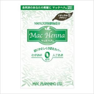 マックプランニング　マックヘナ　ハーバルヘアートリートメント　ナチュラルブラウン　100g ハンズ｜hands-net