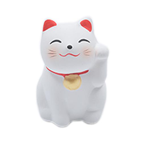【正月用品】　おみくじ工房　招き猫おみくじ　白左手 ハンズ