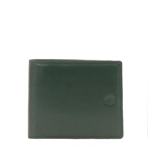 ピーアイディー（PID）　撥水レザー　二つ折り財布　PAZ1503　グリーン ハンズ