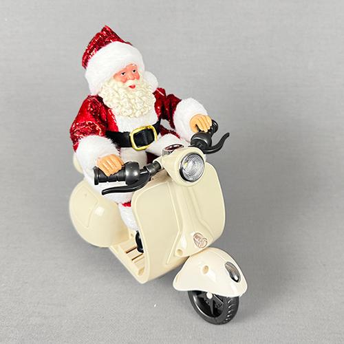 【クリスマス】　南貿易　ミュージカルムービングサンタバイク ハンズ