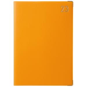 ラコニック 仕事計画ダイアリー 年号 A5 マンスリー LAMD75−160OR オレンジ 月曜始まり│