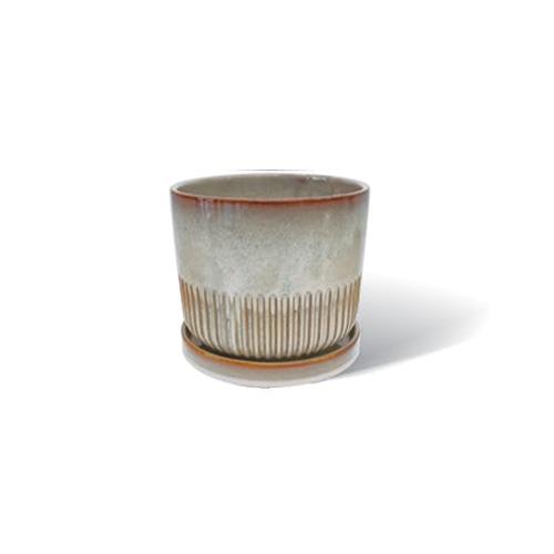 ヤード（YARD）　STREAK　ポット＆ソーサー　S　アイボリー ハンズ