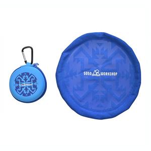 フィフティフィフティワークショップ（5050WORKSHOP）　フォールディングフライングディスク　NATIVE　BLUE（ブルー） ハンズ｜hands-net
