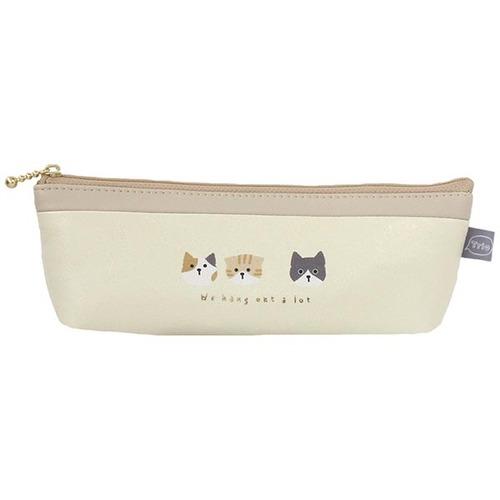 ラボクリップ（LABCLIP）　トリオ　ペンポーチ　TRPP01-NK　ネコ ハンズ