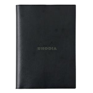 ロディア（RHODIA）　ホチキス留めノートA5　カバー　PU　cfa5pucvbk　ブラック ハンズ｜hands-net