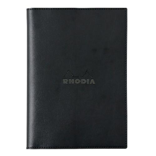 ロディア（RHODIA）　ホチキス留めノートA5　カバー　PU　cfa5pucvbk　ブラック ハン...