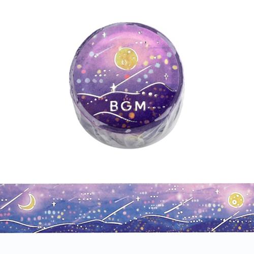 ビージーエム（BGM）　マスキングテープ　BM-SDG016　流れ星の夜・掬星 ハンズ