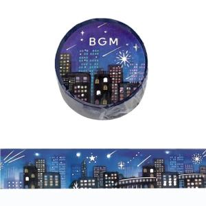 ビージーエム（BGM）　マスキングテープ　BM-SDG017　流れ星の夜・都市│シール　マスキングテープ ハンズ｜hands-net