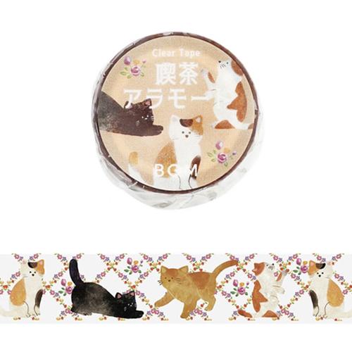 ビージーエム（BGM）　クリアテープ　BM-CSD003　喫茶アラモード・ネコ ハンズ