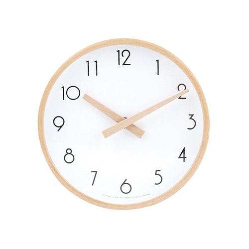 キャンパス（CAMPAS）　ウォールクロックS　91900008　ホワイト ハンズ