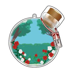 ハゴロモ　アクリルメイクアップカバー　秘密の花園 ハンズ｜hands-net