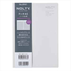 日本能率協会　NOLTY　補充ノート　ログタイプ　ライト　A5　8941　グレー ハンズ｜hands-net