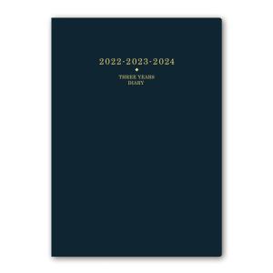日本能率協会 NOLTY メモリー 3年日誌 A5 2022−9641 ネイビー│手帳 ダイアリー ダイアリー 東急ハンズ