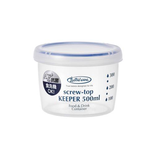 ラストロウェア（Lustroware）　スクリュートップ　浅型　B−2271KN　500ml ハンズ