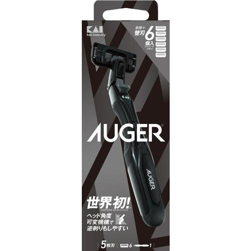 貝印（KAI）　AUGER　コンボパック　ホルダー＋替刃6個入　GA0088Q ハンズ