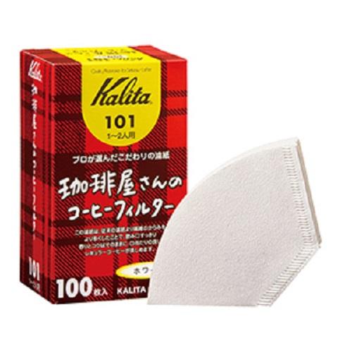 カリタ（Kalita）　珈琲屋さんのコーヒーフィルター　101　ホワイト　100枚 ハンズ