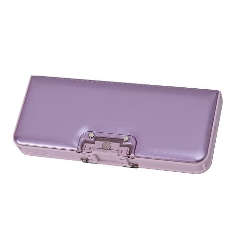 クツワ　オートロック筆入　CF500PU　パープル ハンズ