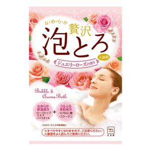 お湯物語　贅沢泡とろ入浴料　ジュエリーローズの香り　30g ハンズ｜hands-net