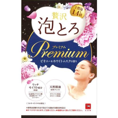 お湯物語　贅沢泡とろ　プレミアム　ピオニー＆ホワイトムスク　40g ハンズ