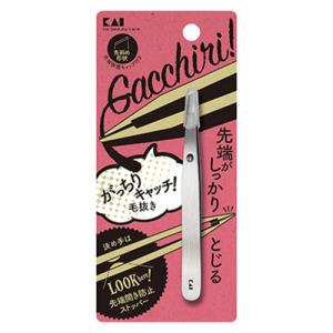 貝印（KAI）　がっちりキャッチ毛抜き　シルバー ハンズ｜hands-net