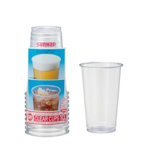 サンナップ（SUNNAP）　クリアーカップ　420mL　10個入 ハンズ｜hands-net