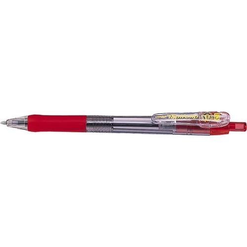 ゼブラ（ZEBRA）　タプリクリップボールペン　1.0mm　赤 ハンズ
