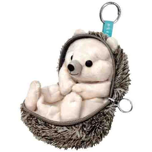 サンスター文具　丸まるポーチ　まるまるず　S2339498　はりねずみブラウン ハンズ